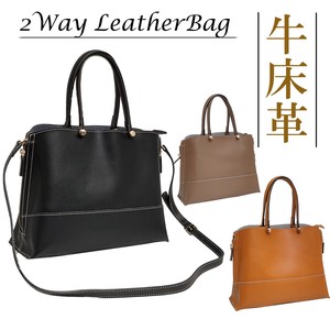 Shoulder Bag Crossbody Cattle Leather 2Way Back Leather Ladies 2-way