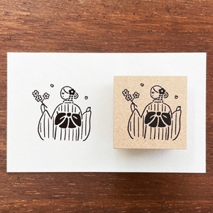 Stamp Marche Stamp Little Girls Stamps Stamp Kimono Made in Japan