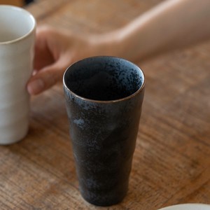 市原製陶 ぱうさ(pausa)  スリムビア 鉄黒[日本製/美濃焼/和食器/リサイクル食器]