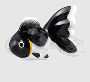 金魚箸置き(黒)