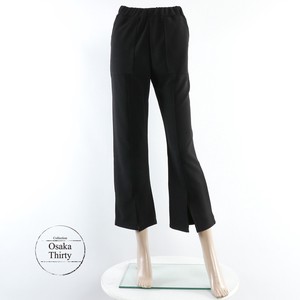 Full-Length Pant Slit Spring/Summer Pocket L Straight