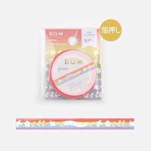 Washi Tape Foil Stamping Rainbow LIFE 5mm x 5m