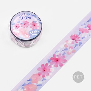 Washi Tape Floral Soda Clear 20mm x 5m