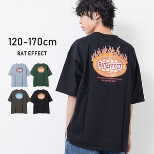 【2023夏】RAT FIREビッグTシャツ トップス カットソー 半袖 ゆったり 夏 涼しい 子供服 男の子
