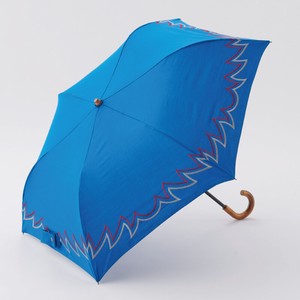 折畳日傘(晴雨兼用) 50cm T/C ニードル BLUE 【392／サンキューニ】 Q269