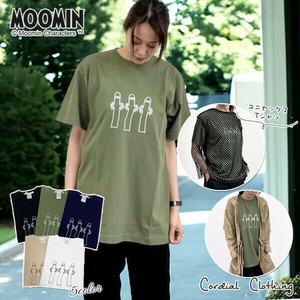 新規入荷 大きいサイズがあります MOOMINコラボTシャツ　ニョロニョロプリント半袖Tシャツ　CC2391007