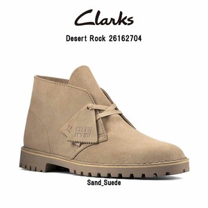 CLARKS(クラークス)メンズ スエード ハイカット レースアップ マウンテン ブーツ Desert Rock 26162704