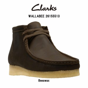 CLARKS(クラークス)メンズ ワラビー ブーツ レザー クレープソール シューズ WALLABEE 26155513
