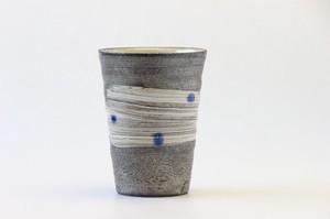 天の川(青)フリーカップ　信楽焼 日本製 made in Japan