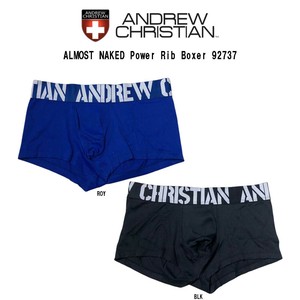 ANDREW CHRISTIAN(アンドリュークリスチャン)ボクサーパンツ メンズ 下着 Power Rib Boxer 92737