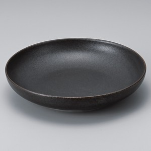 Main Dish Bowl Porcelain black Made in Japan