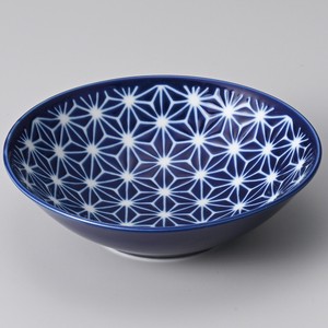 瑠璃麻5.0鉢　　【日本製　磁器】