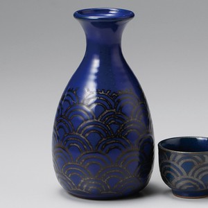 Barware Pottery Seigaiha Made in Japan