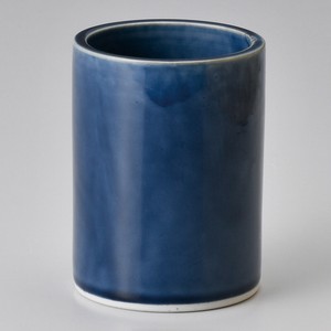 藍色箸立て　　【日本製　陶器】