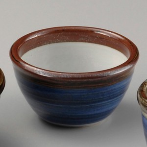 錆呉須巻3.3小鉢　　【日本製　陶器】