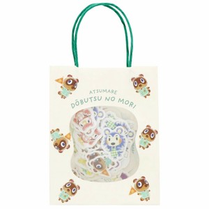 【フレークシール】あつまれどうぶつの森 ペーパーバッグ入シール アイボリー