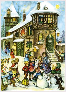 【4/30まで】アドベントカレンダー みんなで雪遊び【クリスマス/受注発注商品/ドイツ製】