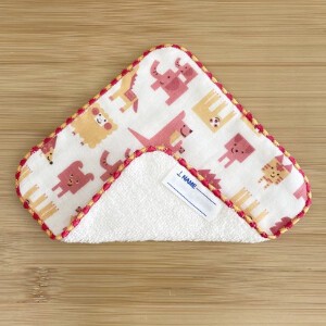 Gauze Handkerchief Mini Animal Made in Japan
