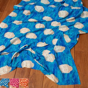 〔各色あり〕〔1m切り売り〕インドの伝統と不思議が融合　おもしろ　かわいいデザイン布　ブッダ〔約111.5c