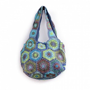 Shoulder Bag Small Flowers Embroidered