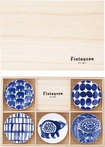 【フィンレイソン 】木箱入り豆皿5枚セット プレート