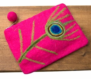 Pouch Peacock Pink
