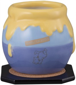 日本茶杯 小熊维尼 蓝色 Disney迪士尼
