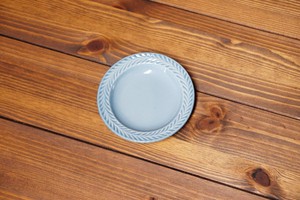 Hasami ware Small Plate Gray Rosemary 10cm