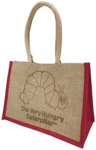 Tote Bag Red The Very Hungry Caterpillar Jute My Bag