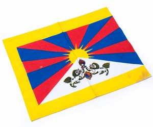 チベットの国旗-小[31cm x 24cm]