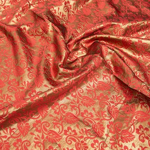 〔1m切り売り〕インドの伝統模様布 〔幅約120cm〕