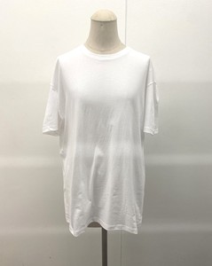 【現品セール80%off】TS051s-w-L Tシャツ 無地 半袖 ラウンドネック シンプル 　コットン
