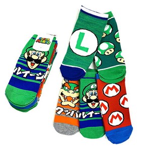 Ankle Socks Super Mario Socks for adults 5-pairs