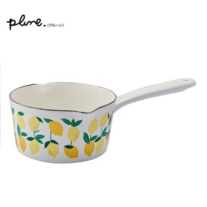 Enamel Pot Gift Lemon 15cm