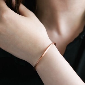 Gold Bracelet Bangle 0.3cm Made in Japan