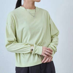T-shirt Crew Neck Cut-and-sew