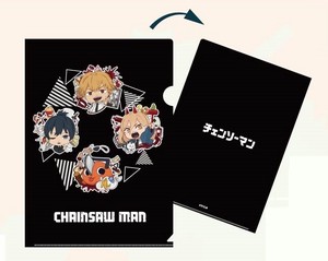 Store Supplies File/Notebook marimo craft black Folder Chainsaw Man Clear
