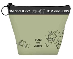 ロゴテープシリーズ 舟形ポーチ　トム＆ジェリー