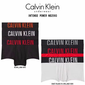 Calvin Klein(カルバンクライン)ボクサーパンツ ローライズ 3枚セット INTENSE POWER LOW RISE NB2593