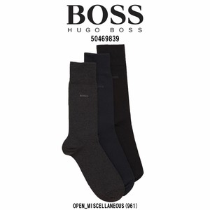 HUGO BOSS(ヒューゴボス)ソックス 3足セット 靴下 クルー丈 カジュアル メンズ 50469839