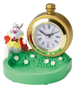 Desney Table Clock Alice in Wonderland