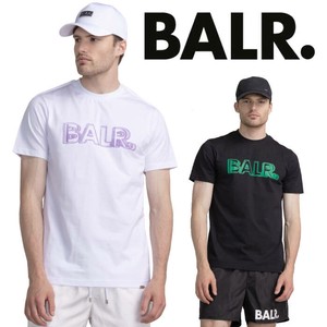 【BALR】(ボーラ) OLAF STRAIGHT NEON BRAND T-SHIRT / 半袖Tシャツ　2色　#B11121146