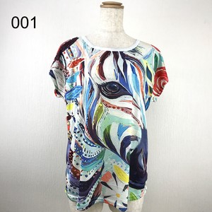 T-shirt Colorful T-Shirt Printed Ladies' Short-Sleeve