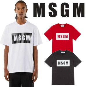 【MSGM】(エムエスジーエム) BOX LOGO T-SHIRT / 半袖 Tシャツ　3色　＃2000MM520