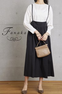 背带裙/连体裙 2023年 工装风长裙 Fanaka
