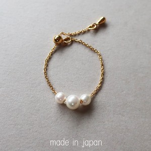 Gold-Based Ring Rings Ladies Made in Japan