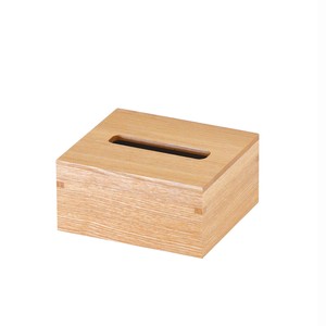 木製 WMハーフティッシュボックス【クリアー/ブラウン/ブラック】【インテリア】【室内備品】日本製
