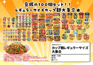 カップ麺レギュラーサイズ大集合 100個 格安カップ麺！！