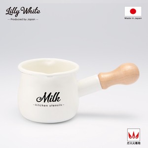 Lilly White・ホーロープチミルクパン「Milk」　LW-204