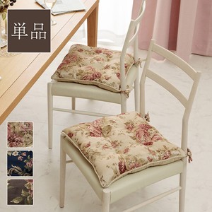 クッション 日本製 洗える 椅子用 シート エレガント 約43×43cm 『オリビア シート』